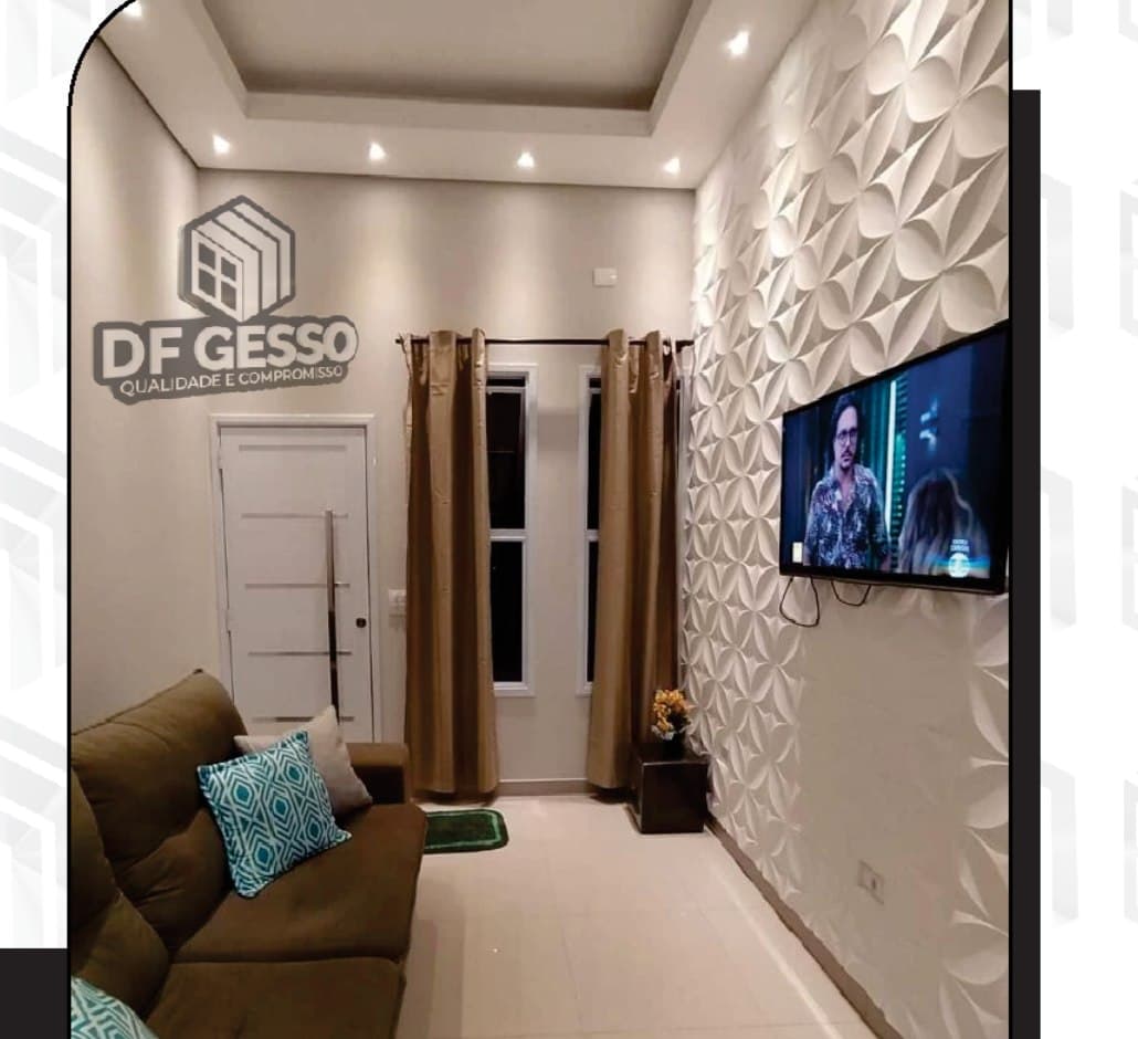 Sanca de gesso aberta